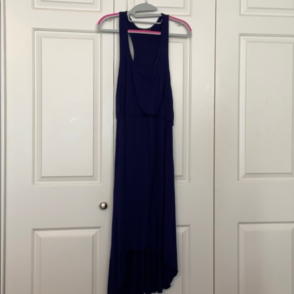 Navy blue summer dress